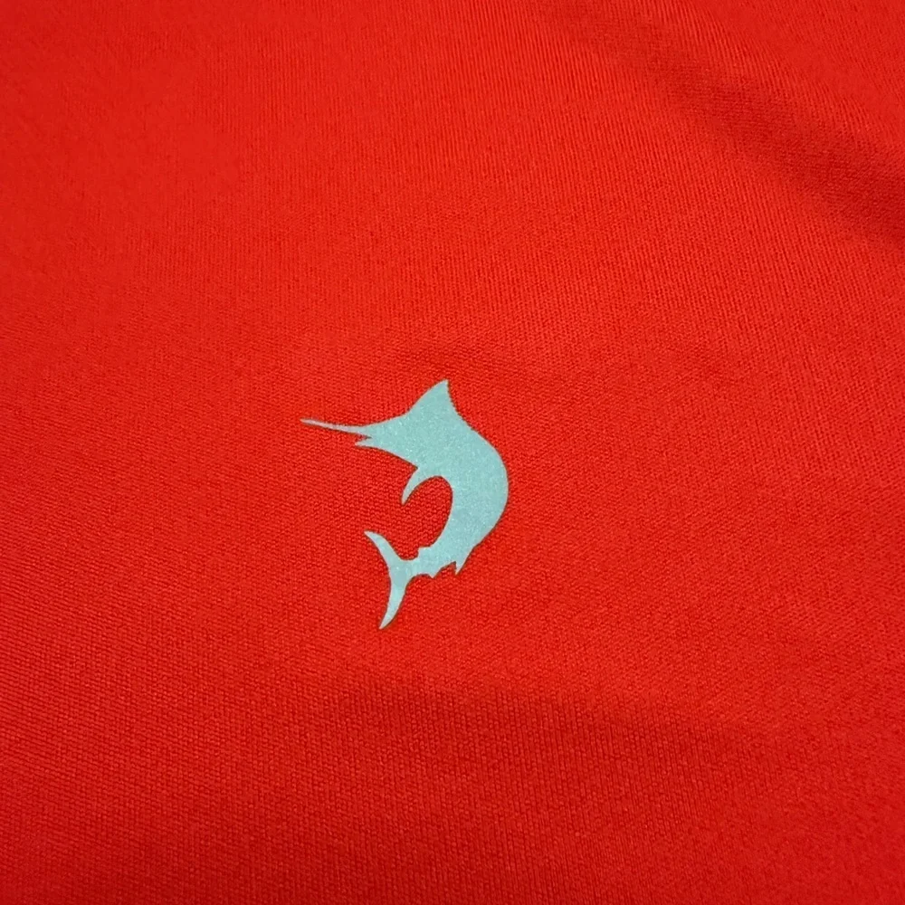 Reel Legends Reel-Tec Performance Long Sleeve Shirt Red XXL